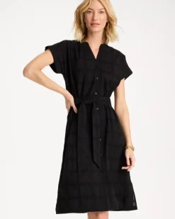 Embroidered Cotton Shirtdress