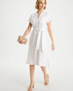 Embroidered Cotton Shirtdress