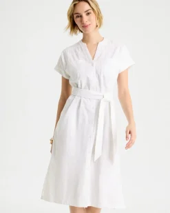 Embroidered Cotton Shirtdress