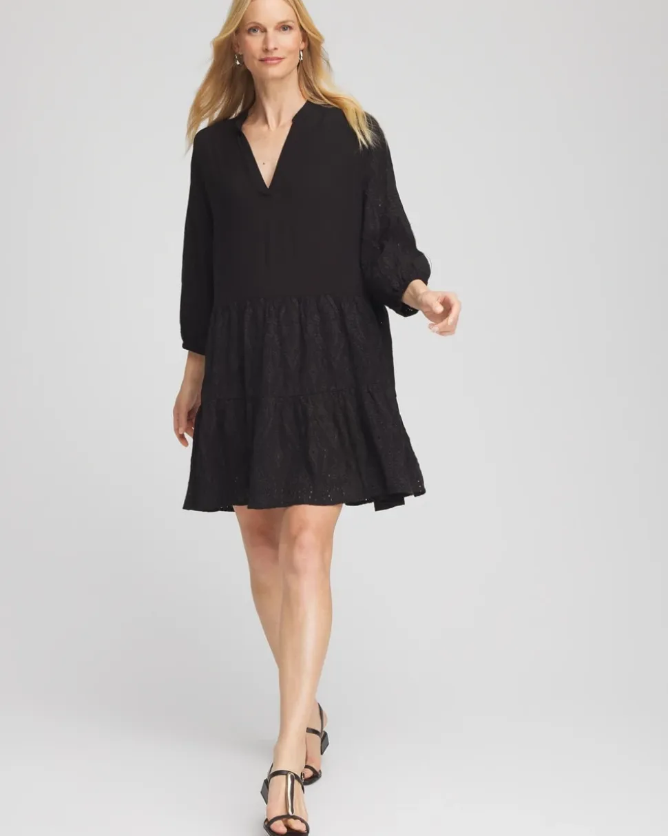 Embroidered Eyelet Coverup