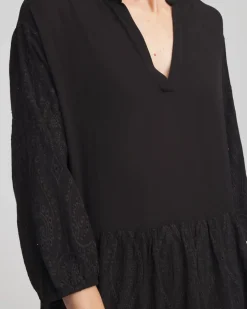 Embroidered Eyelet Coverup