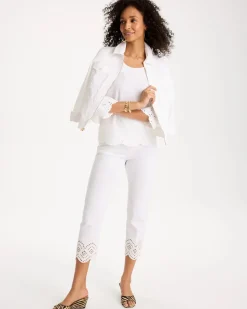 Embroidered Hem Top