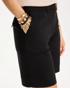 Emme Fly Front Sateen Shorts