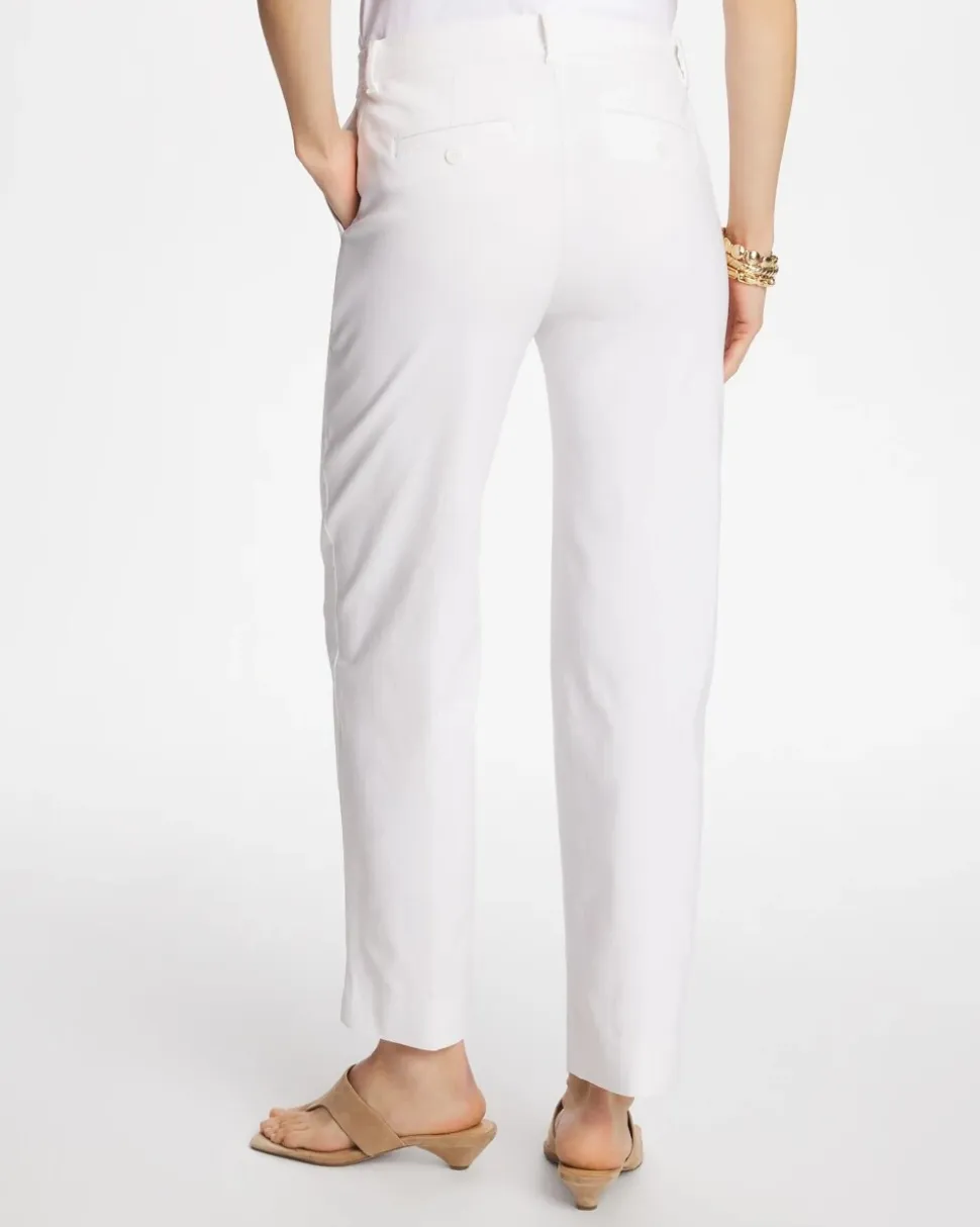Emme Fly Front Straight Crop Pants