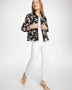 Emme Fly Front Straight Crop Pants
