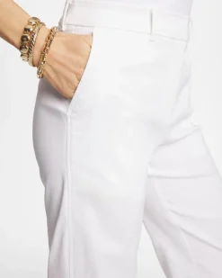 Emme Fly Front Straight Crop Pants