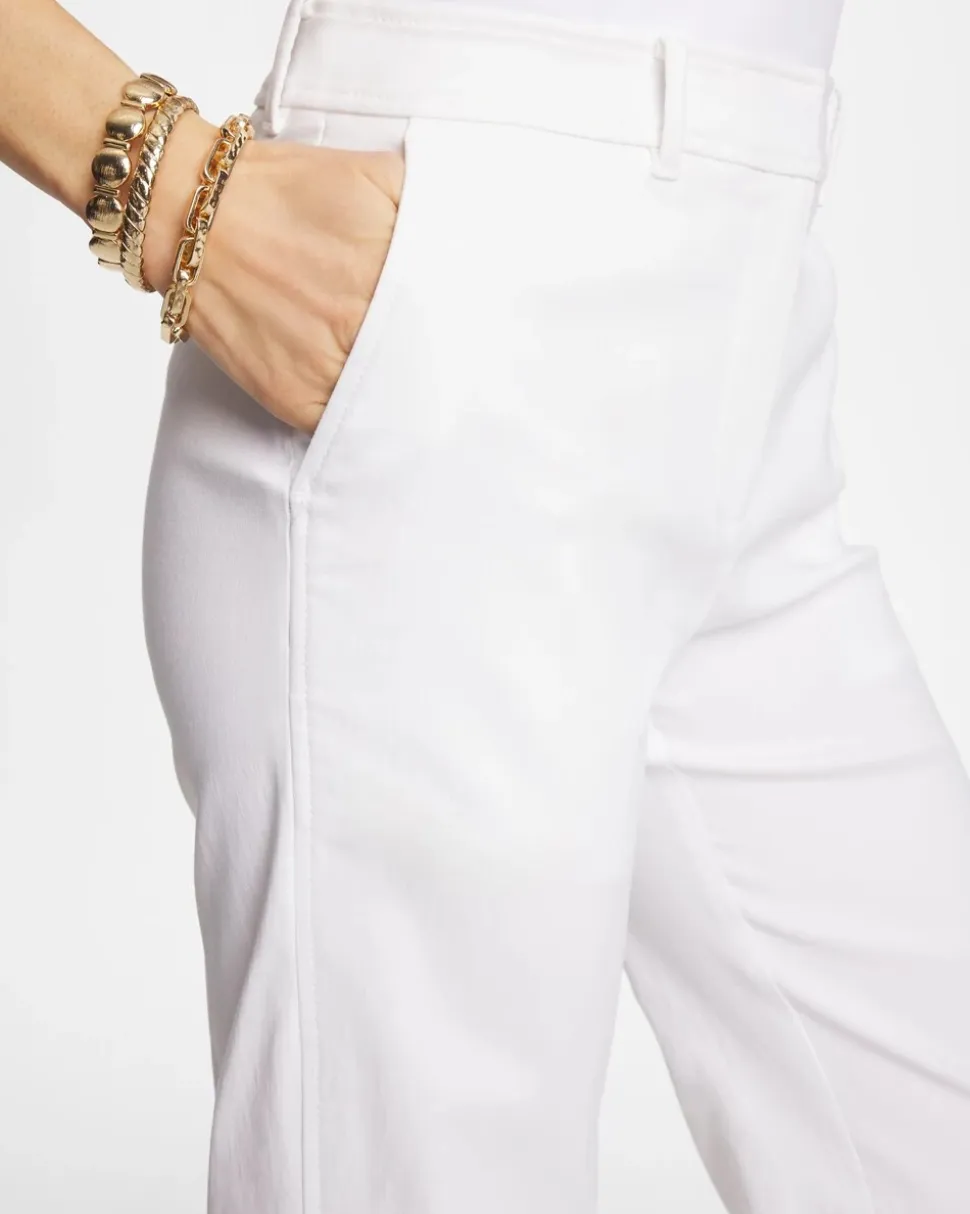 Emme Fly Front Straight Crop Pants
