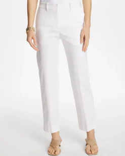 Emme Fly Front Straight Crop Pants