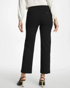 Emme Fly Front Straight Crop Pants