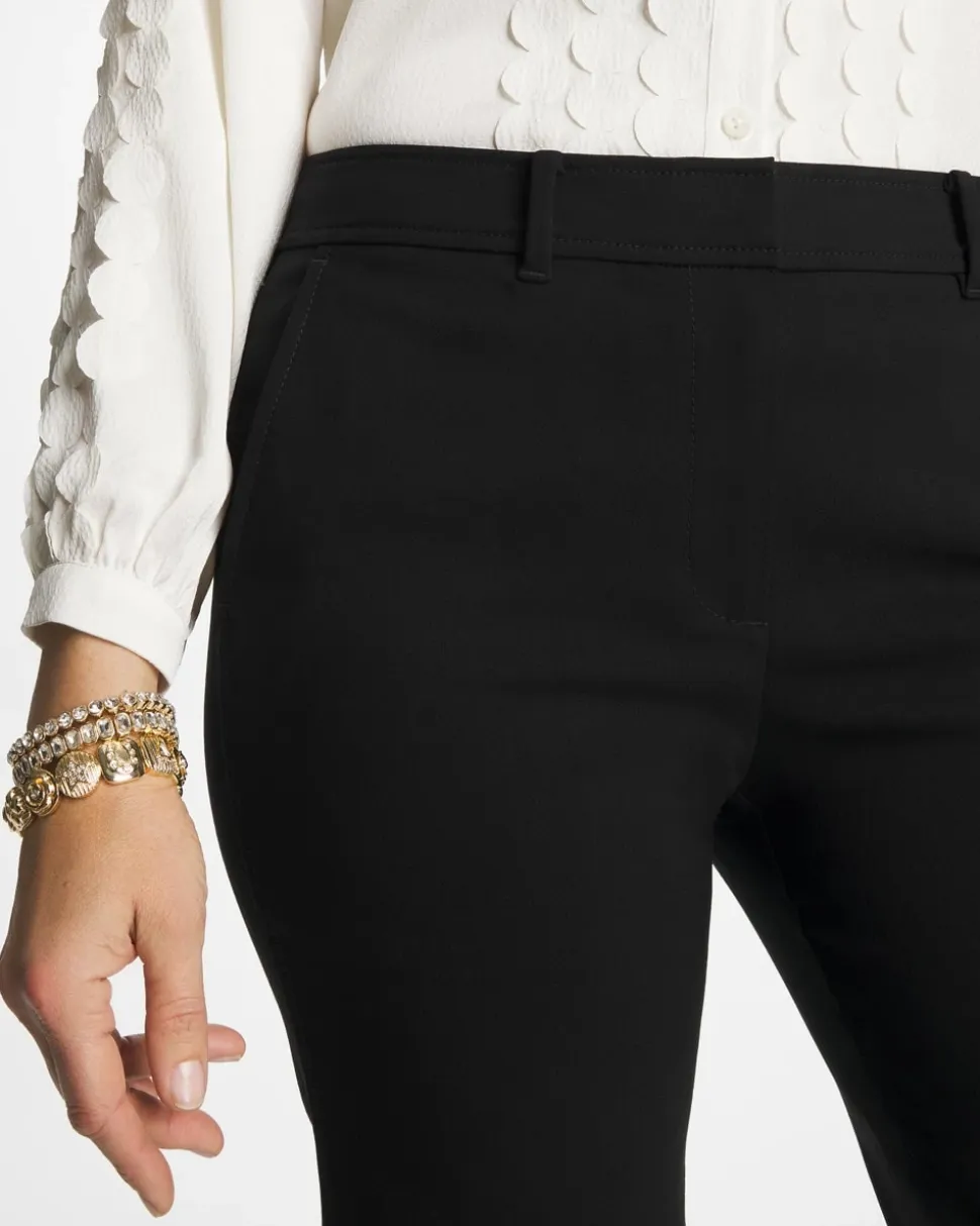 Emme Fly Front Straight Crop Pants