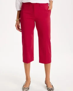 Emme Sateen Straight Capri Pants