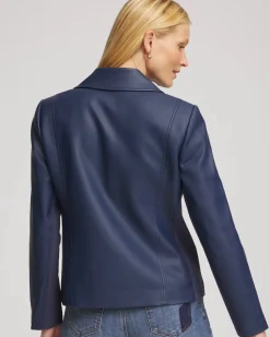 Faux Leather Moto Jacket