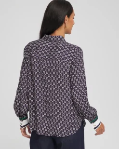 Faux Silk Twill Shirt
