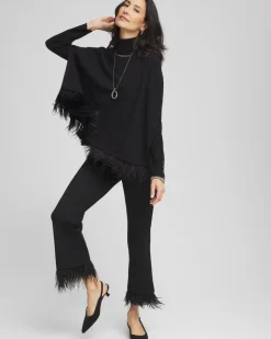 Feather Sweater Cape