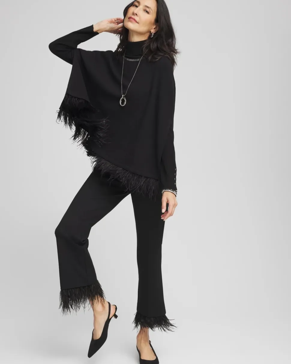 Feather Sweater Cape
