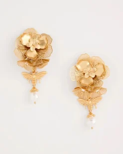 Filigree Flower Earrings