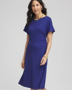 Fit and Flare Cinched Waist Dress