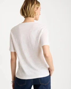 Flora Lace V-Neck Tee