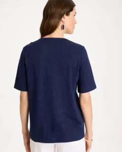 Flora Lace V-Neck Tee