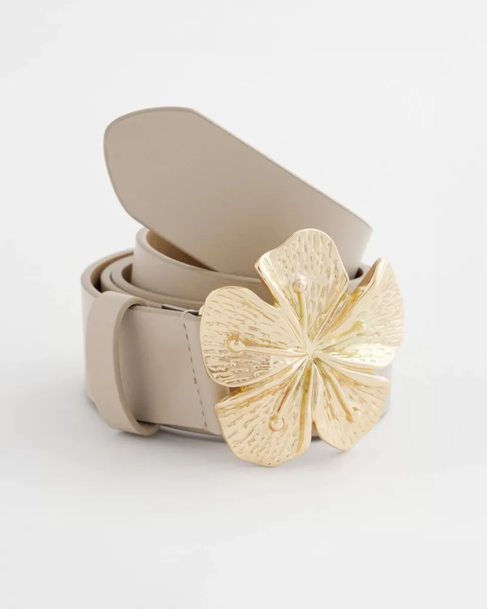 Floral Buckle Trouser Belt