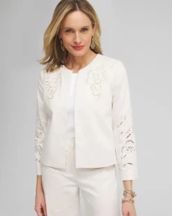 Floral Cutwork Jacket