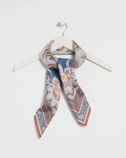 Floral Double-Sided Square Scarf