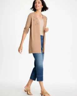 Floral Embroidered Cardigan