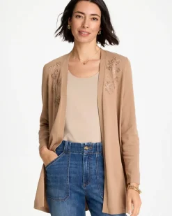 Floral Embroidered Cardigan