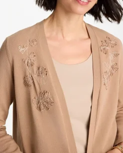 Floral Embroidered Cardigan