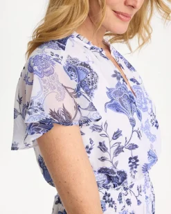 Floral Smocked Waist Dress