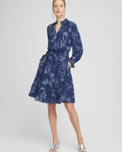 Floral Smocked Waist Ruffle Dress