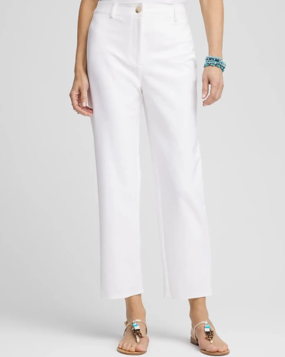 Fly Front Ankle Pants