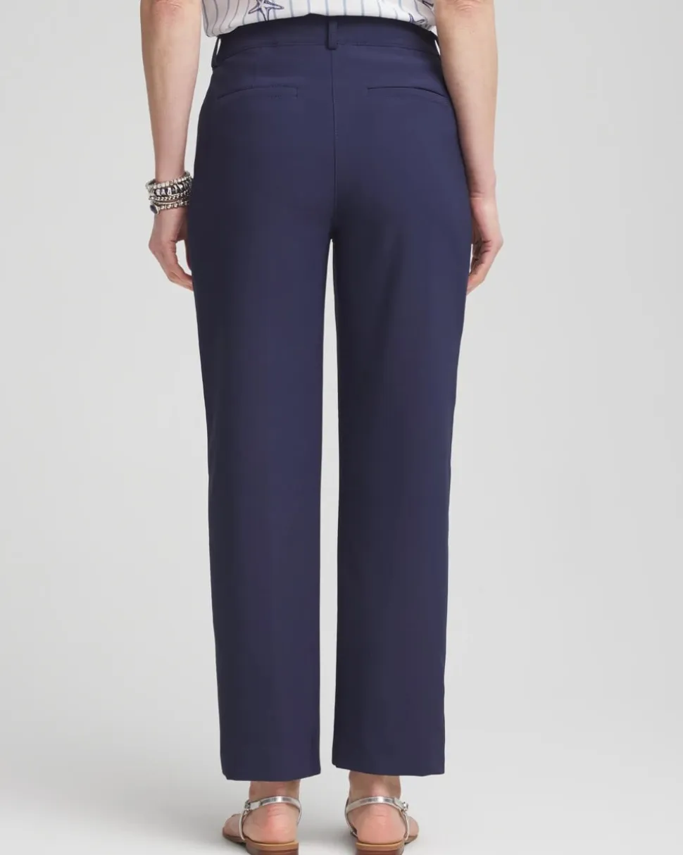 Fly Front Ankle Pants