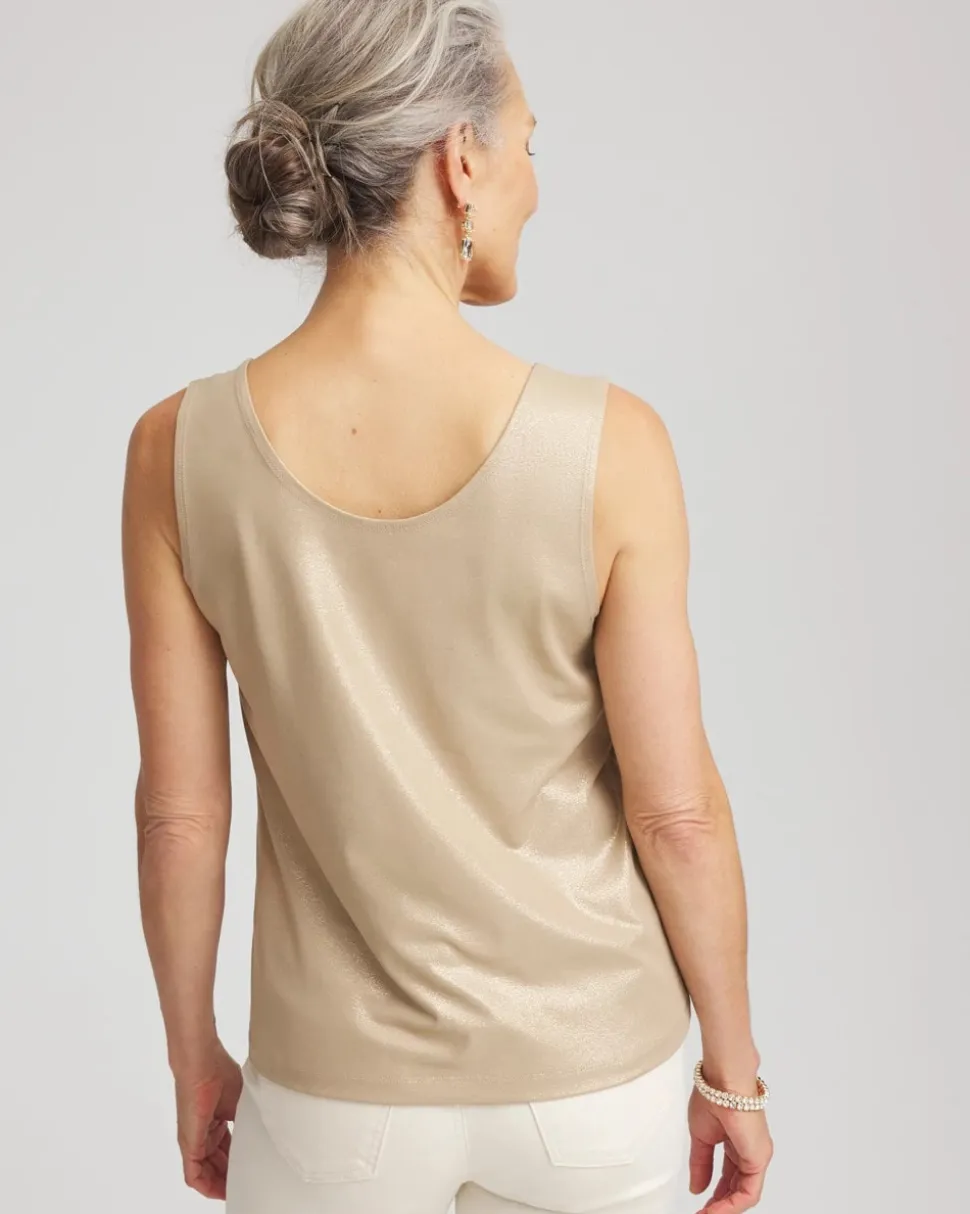 Foiled Microfiber Tank