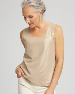 Foiled Microfiber Tank