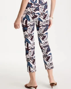 Forest Print Brigitte™ Slim Pull-On Crop Pant
