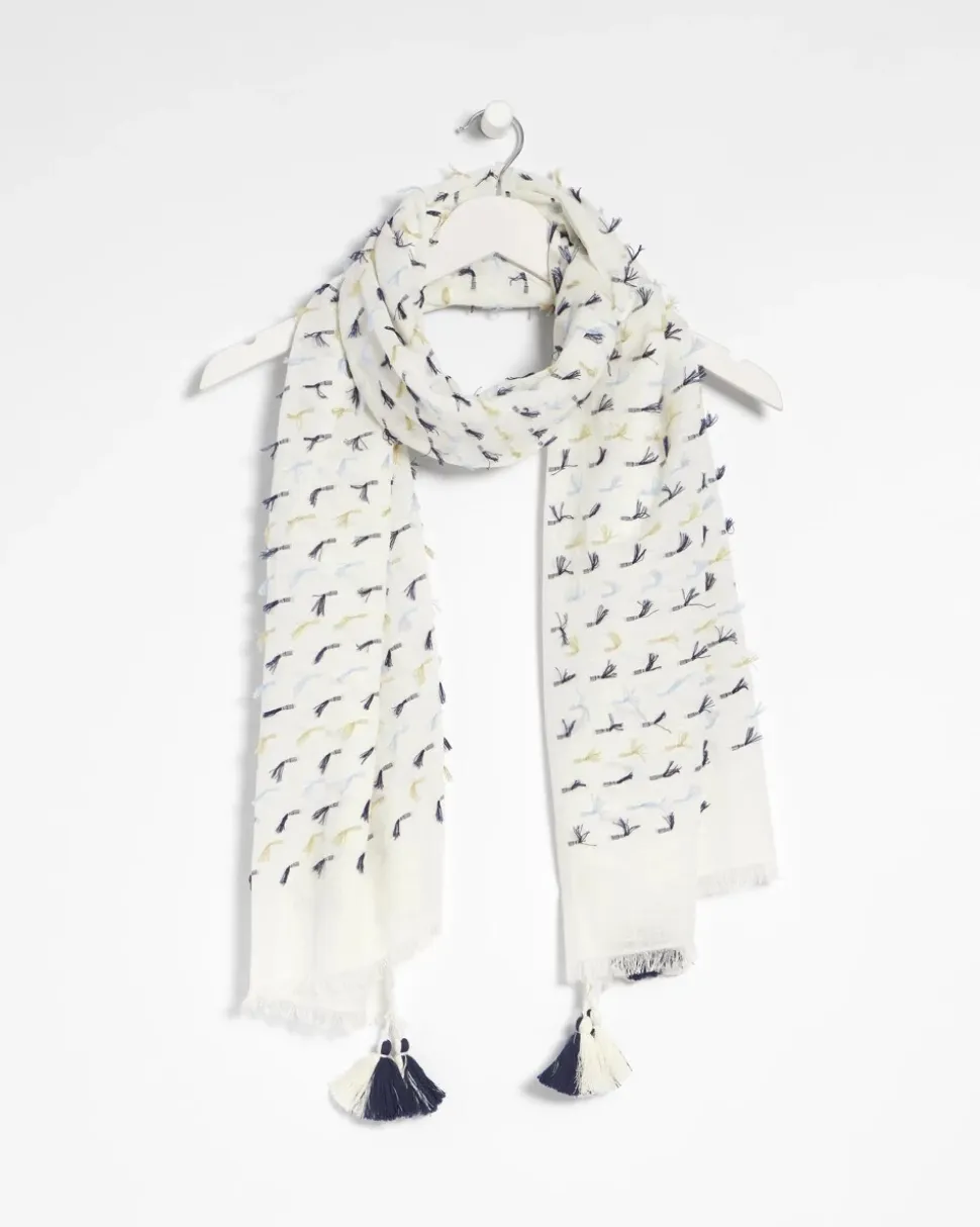 Fringe Oblong Scarf