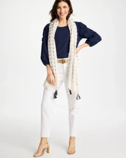 Fringe Oblong Scarf