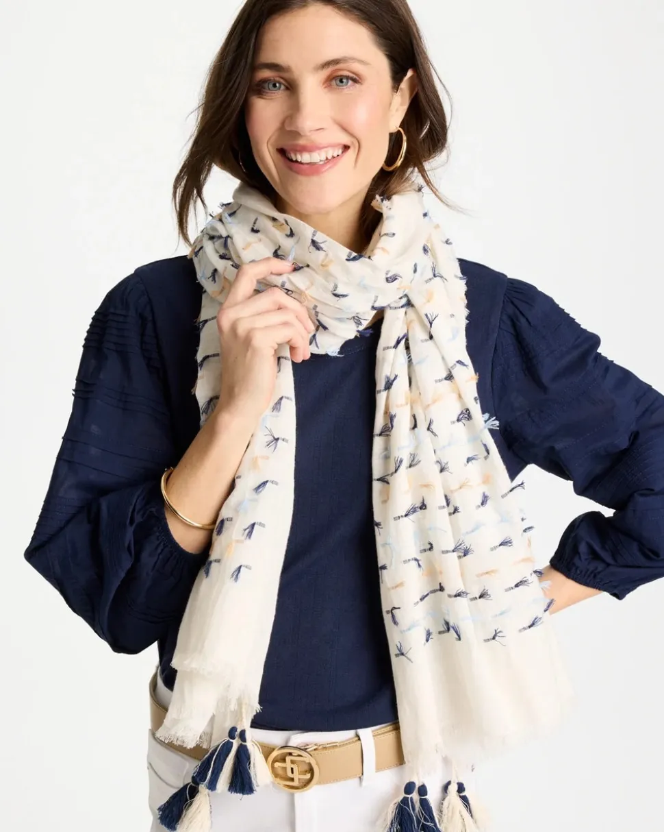 Fringe Oblong Scarf