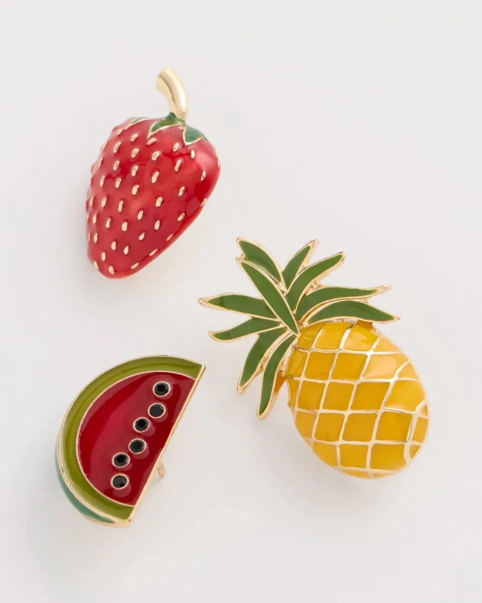 Fruit Brooch Set
