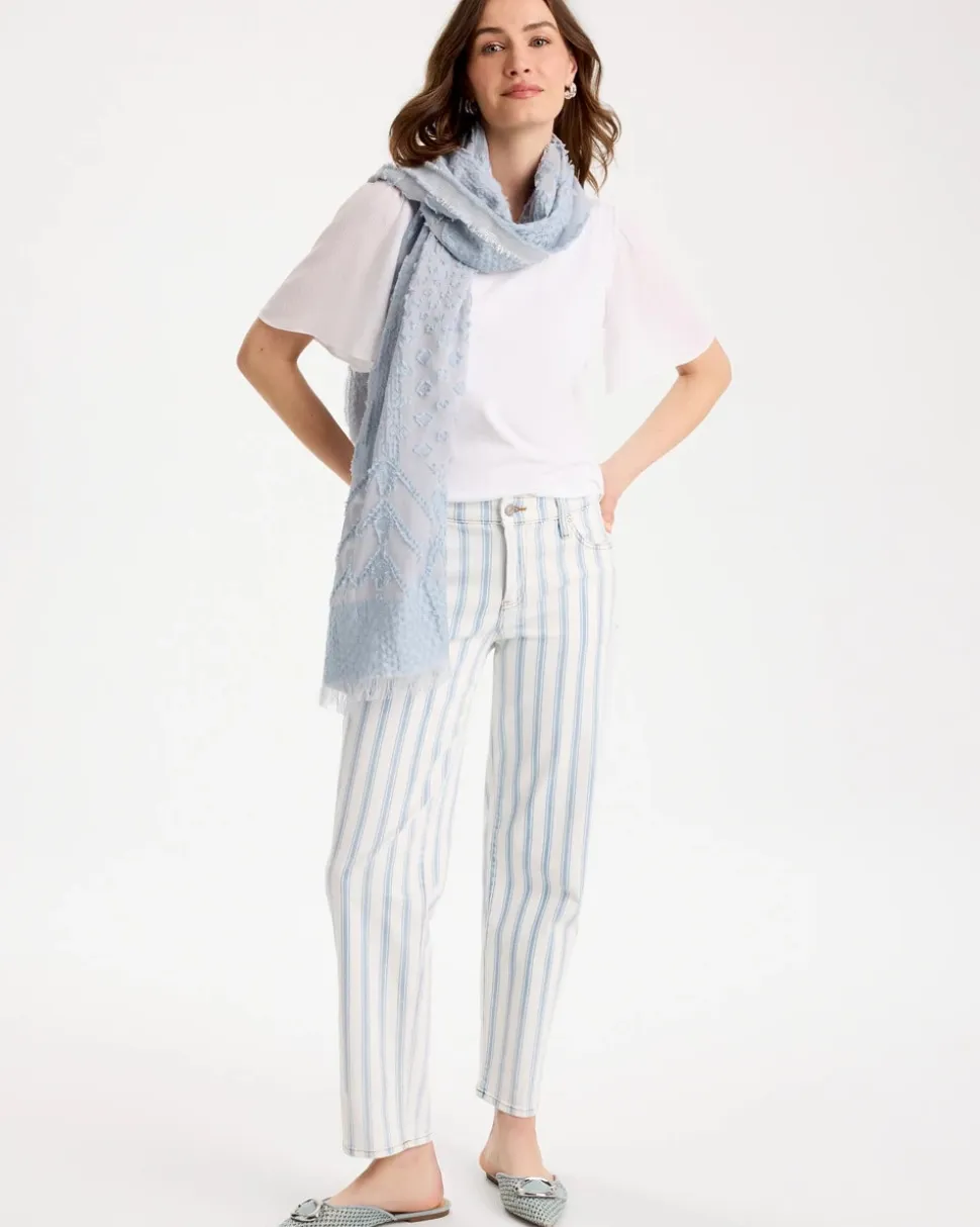 Gauze Sleeve Soft-Stretch Tee