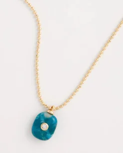 Genuine Jade Stone Pendant Necklace