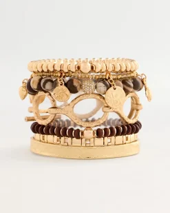 Genuine Zebra Jade Stone Stretch Bracelet