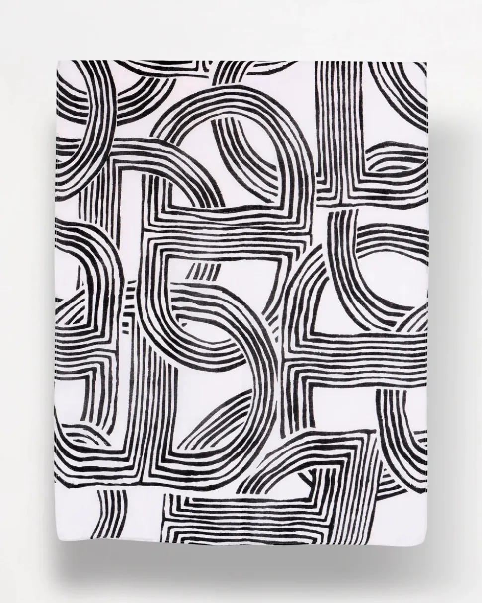 Geo Printed Oblong Scarf