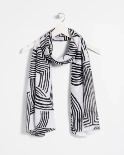 Geo Printed Oblong Scarf
