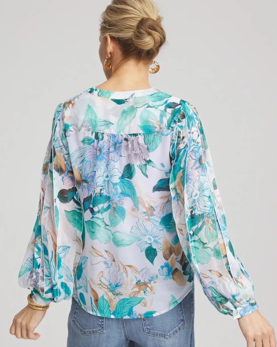 Georgette Billow Sleeved Blouse