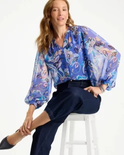 Georgette Paisley Blouse