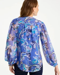 Georgette Paisley Blouse