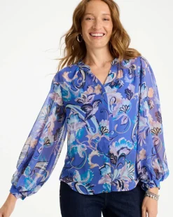 Georgette Paisley Blouse