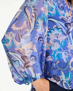Georgette Paisley Blouse